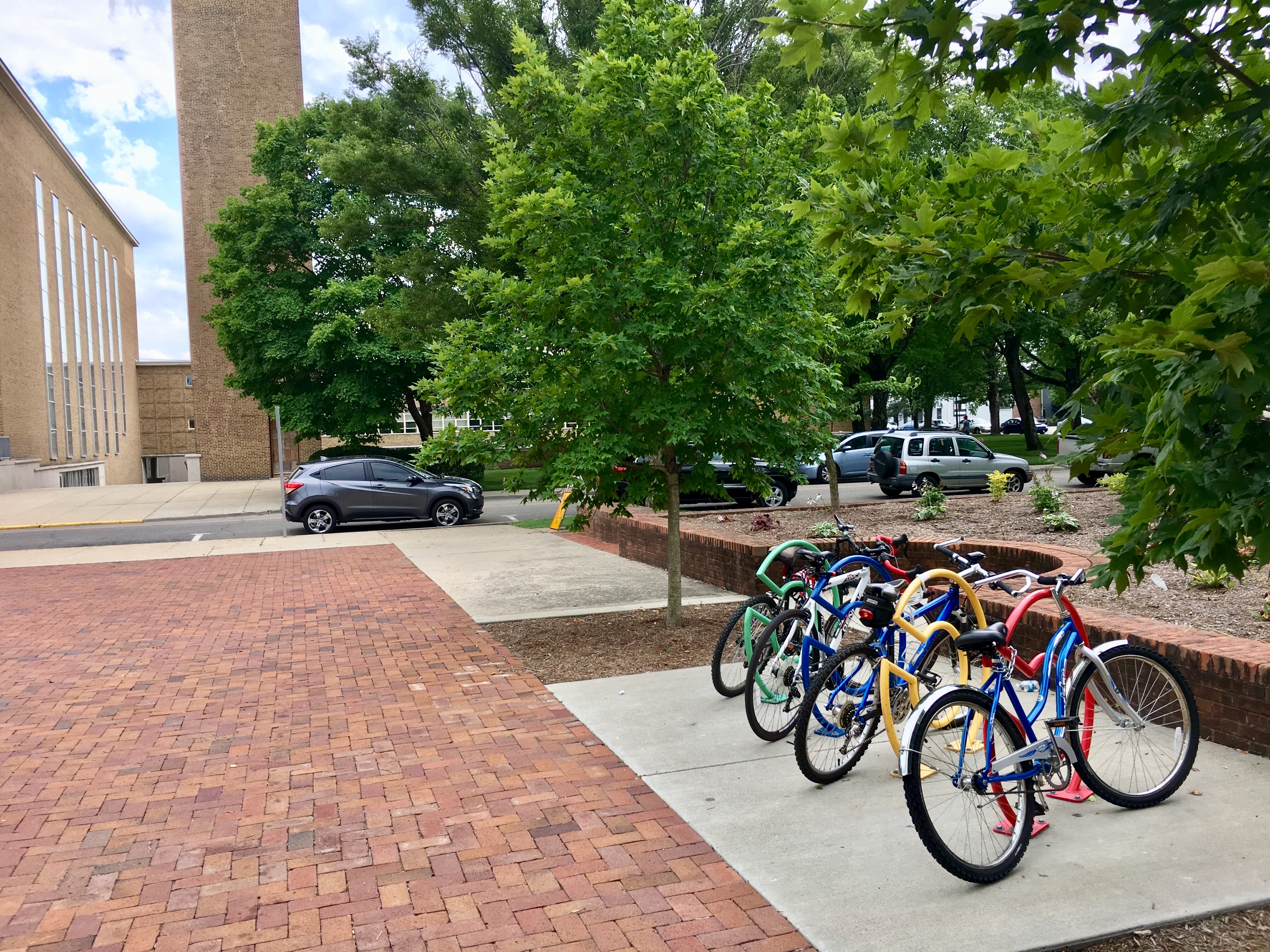 the park and facilities bike rack